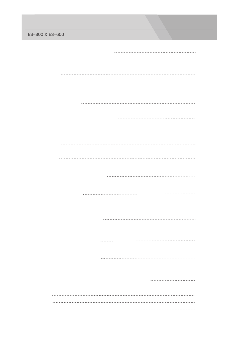 Nipros ES-600 Operating Instruction User Manual | Page 3 / 54