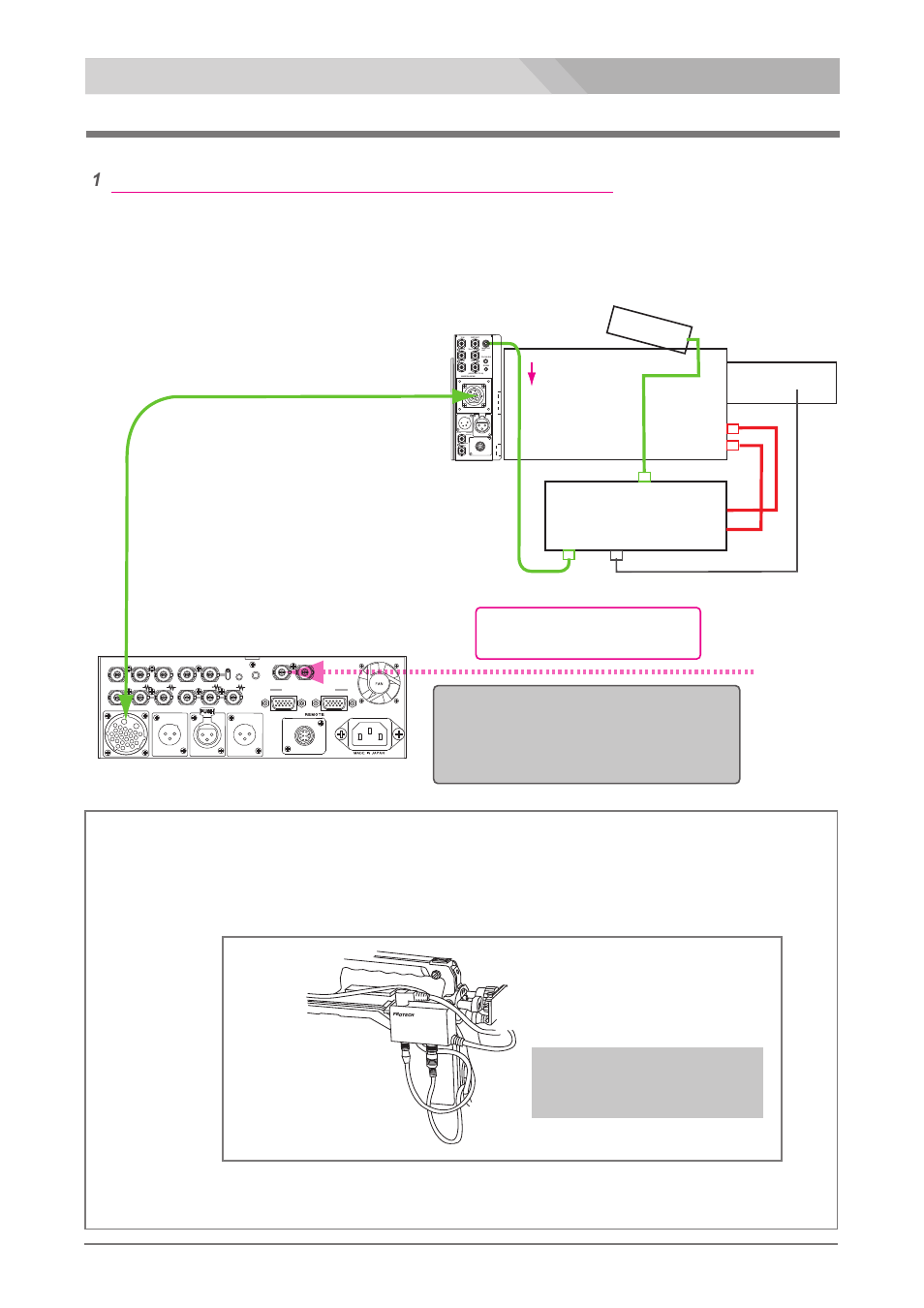 Vf lens, Vf lens cam vf cam lens lens vf ret in, Vif-100p | Vif-100p ( for panasonic ) パナソニックカメラ用, Monitor out tc out y in | Nipros ES-500P Operating Instruction User Manual | Page 18 / 36