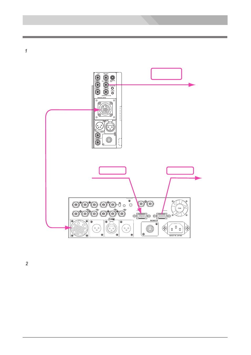 Tally signal connection, 23 タリー信号の接続, Tally signal | Nipros ES-500P Operating Instruction User Manual | Page 23 / 36