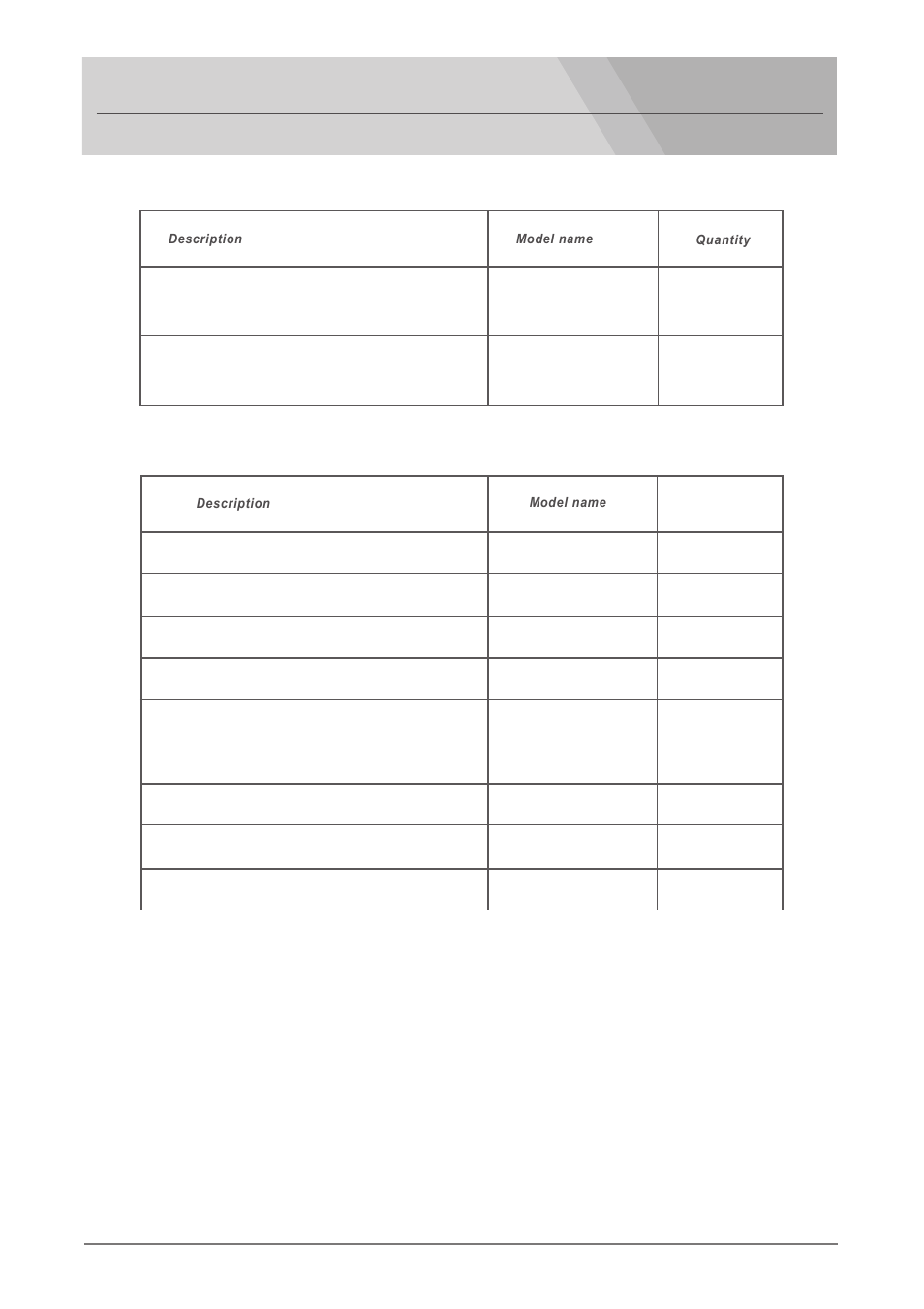 Accessories | Nipros ES-500P Operating Instruction User Manual | Page 30 / 36