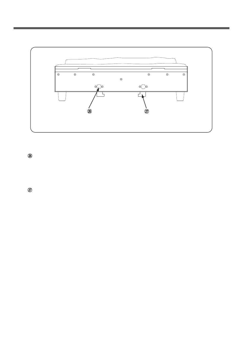 Rear panel | Nipros HDP-2000 User Manual | Page 10 / 33