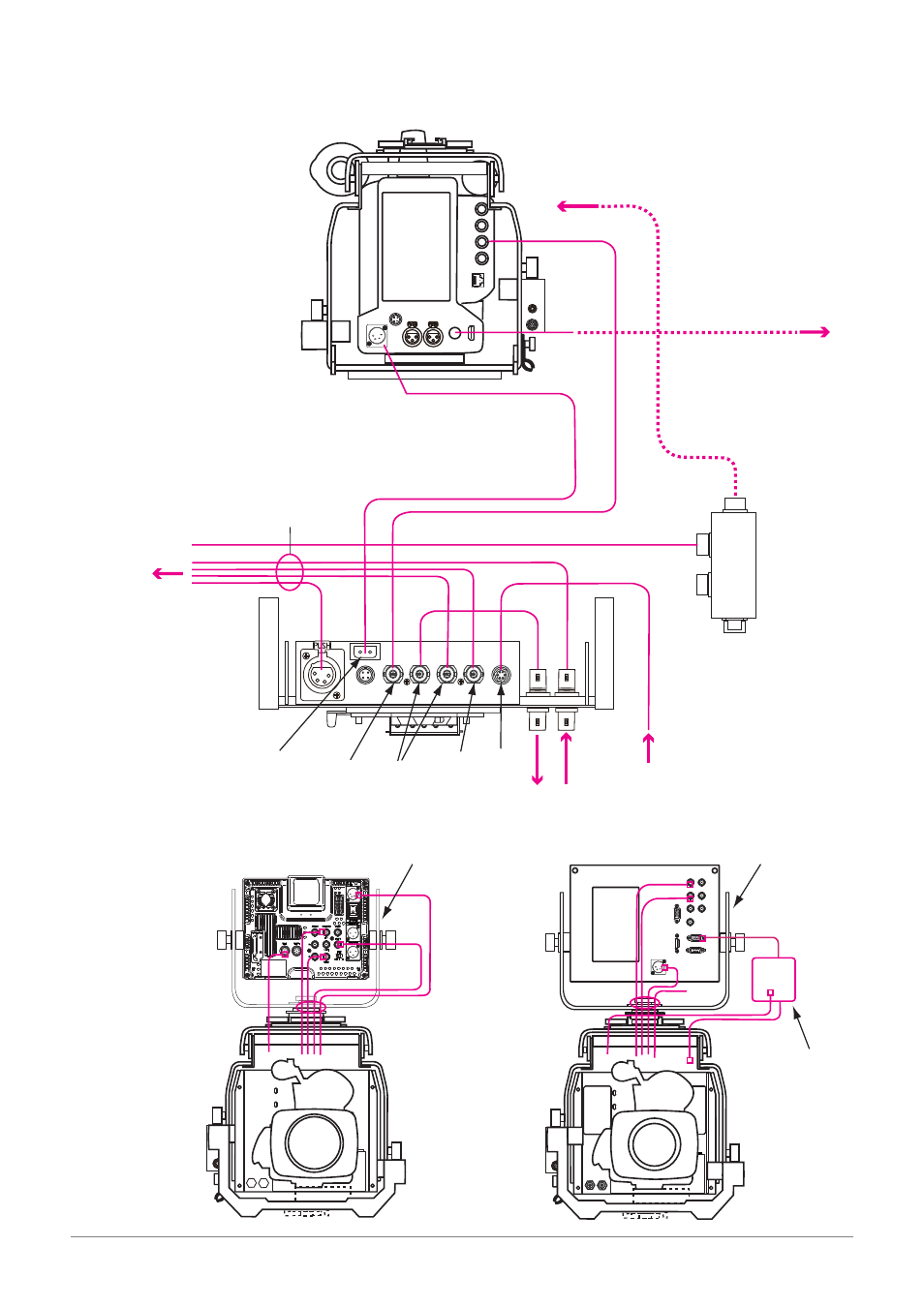 Connect with the monitor, Shoulder type camera, Vif-910 | Nipros HDS-300 User Manual | Page 5 / 10