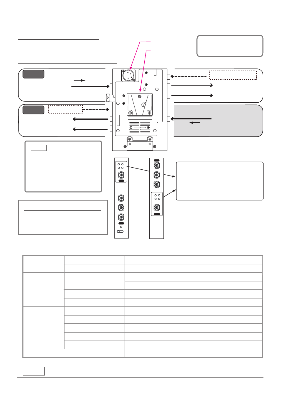Speciﬁcations, Connection/use, Sdi b sdi a | Operable sdi signal to reclock | Nipros VHD-2200 User Manual | Page 2 / 2