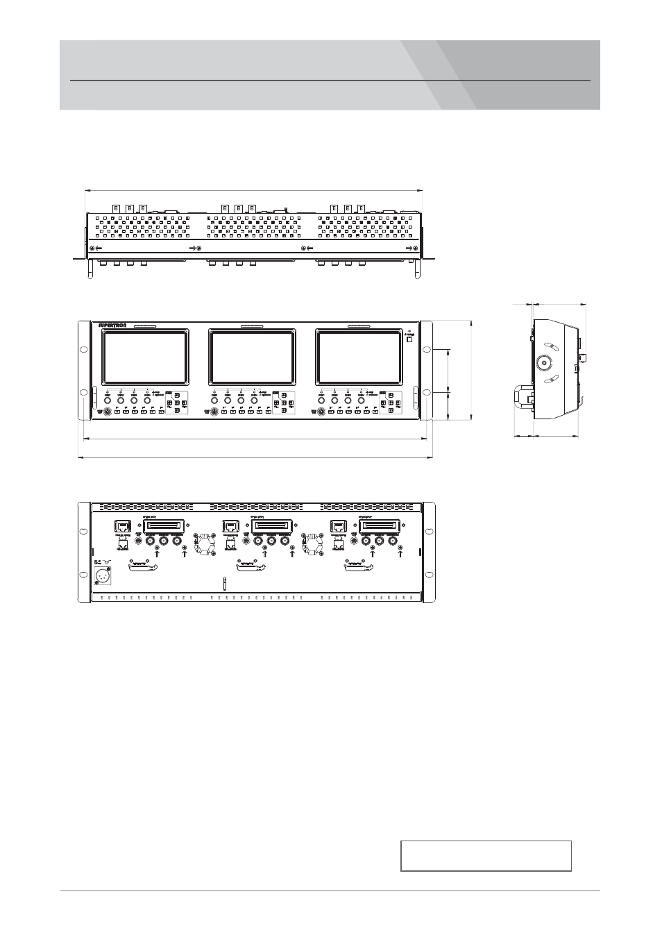 Outside view & dimmensions | Nipros HDM-3000 User Manual | Page 35 / 37