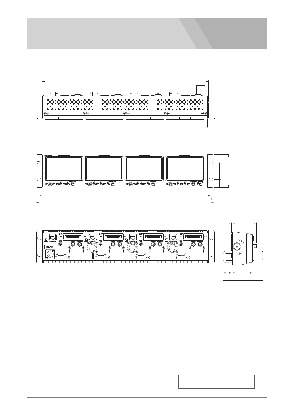 Outside view & dimmensions | Nipros HDM-4000 User Manual | Page 34 / 36