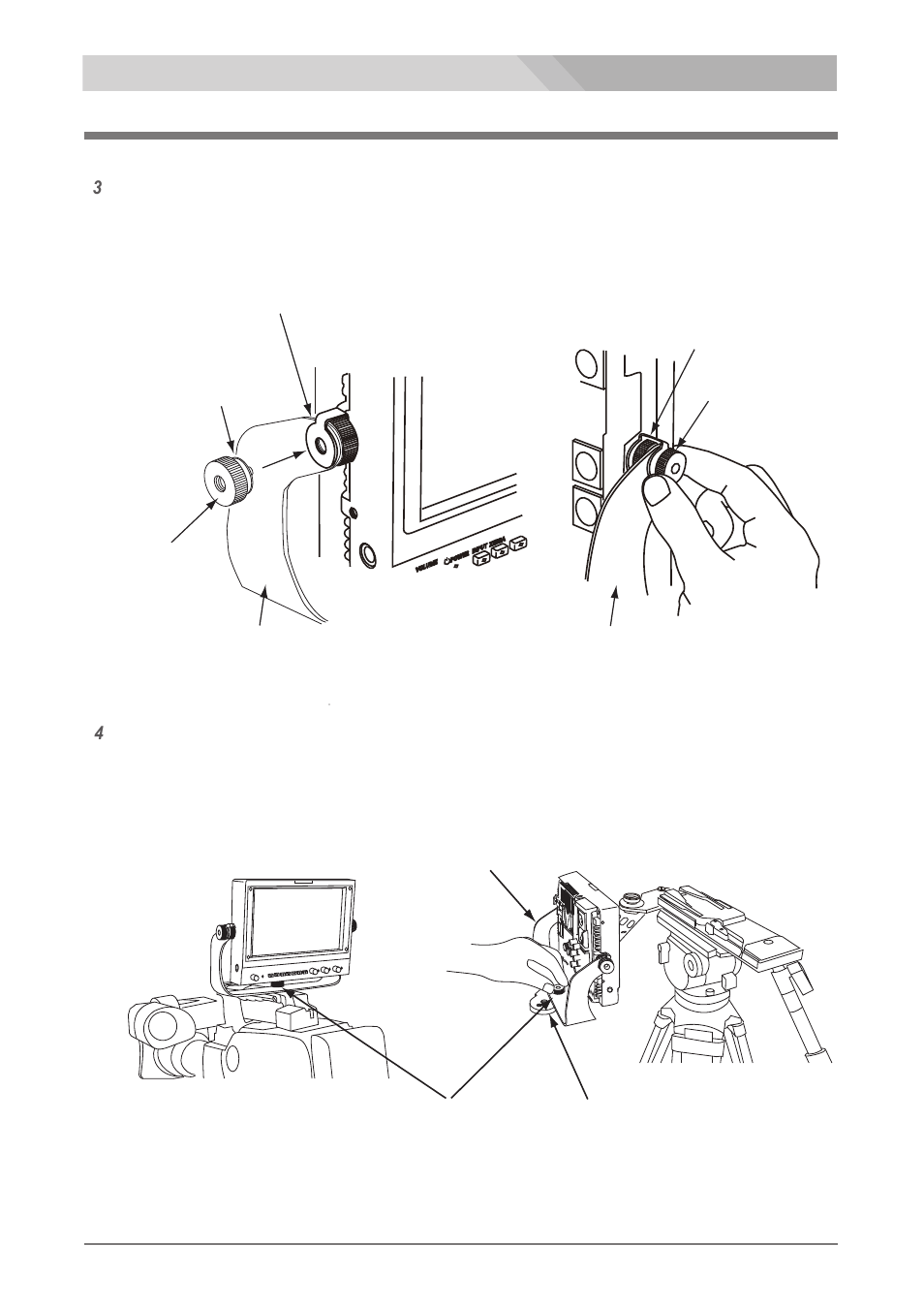 Vf tilt arm stay fixing, Hd view finder hdf-700v | Nipros HDF-700V User Manual | Page 15 / 41