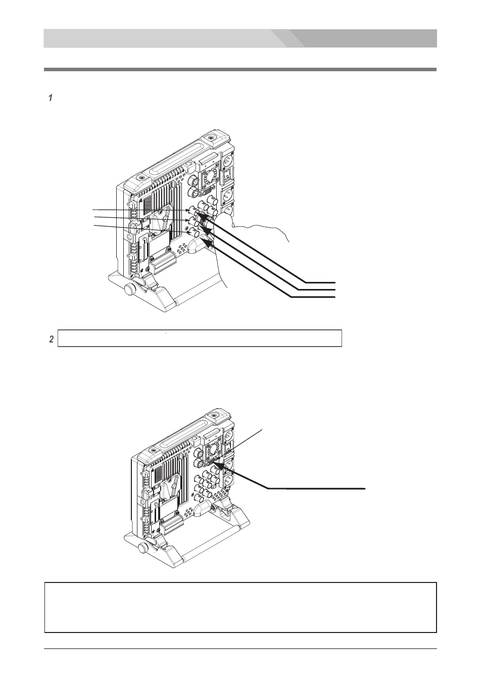 Hd/sd analog component video signal connection | Nipros HDF-700V User Manual | Page 22 / 41