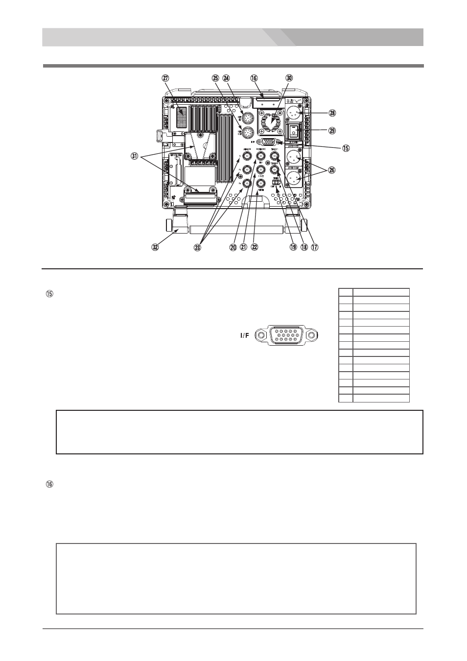 Rear panel, Rear tally indicator (red only) | Nipros HDM-70WV User Manual | Page 10 / 41