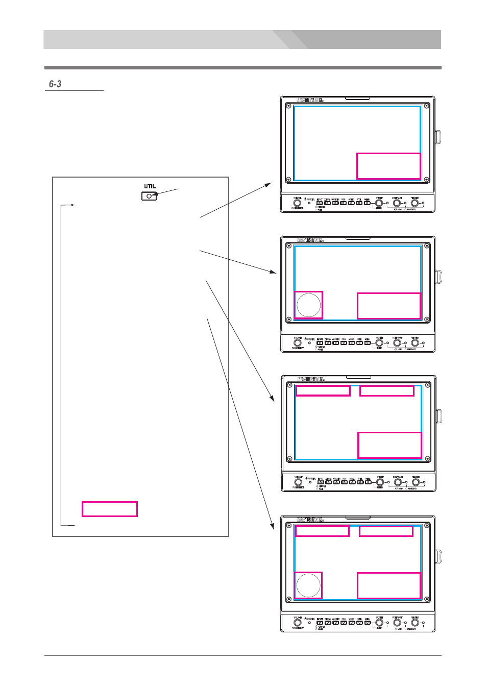 User function setting, Hd monitor hdm-70wv, Utility | Nipros HDM-70WV User Manual | Page 30 / 41