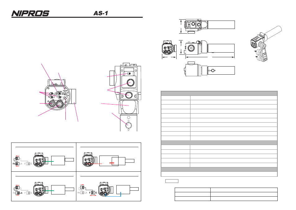 Nipros AS-1 User Manual | 1 page