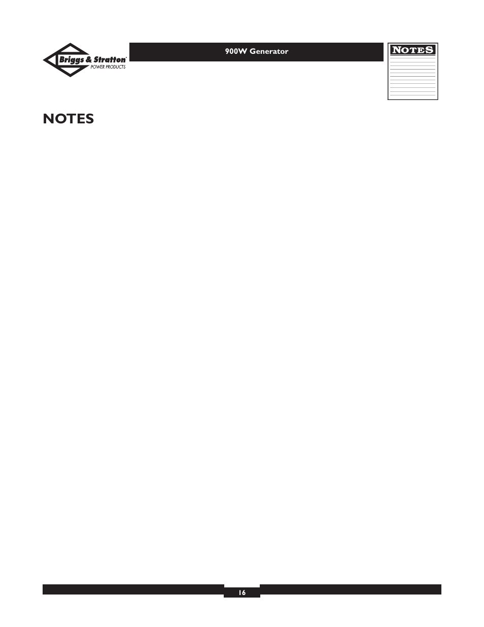 Briggs & Stratton Elite 01532-3 User Manual | Page 16 / 48