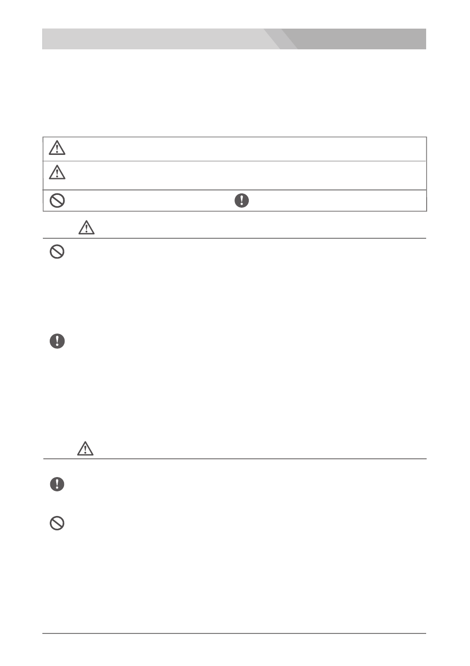 Warning, Caution | Nipros FS-40X User Manual | Page 2 / 23