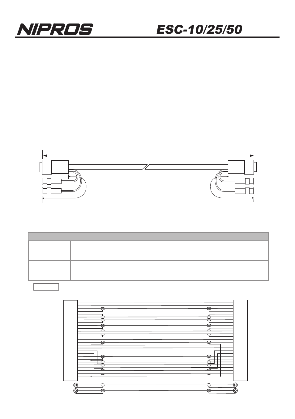 Nipros ESC-50 User Manual | 1 page