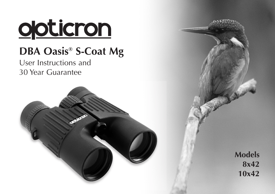 Opticron DBA Oasis S-Coat Mg User Manual | 8 pages