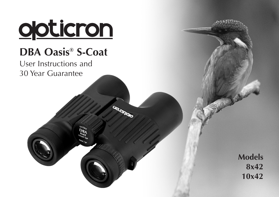 Opticron DBA Oasis S-Coat User Manual | 8 pages