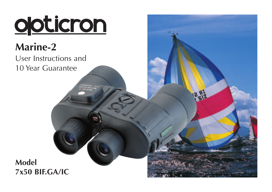 Opticron Marine-2 User Manual | 8 pages