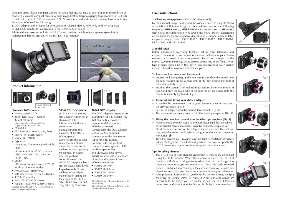 Opticron L1033 kits (2009) Hyundai User Manual | Page 2 / 2