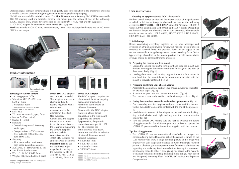 Opticron NV100HD kits (2009) Samsung User Manual | Page 2 / 2