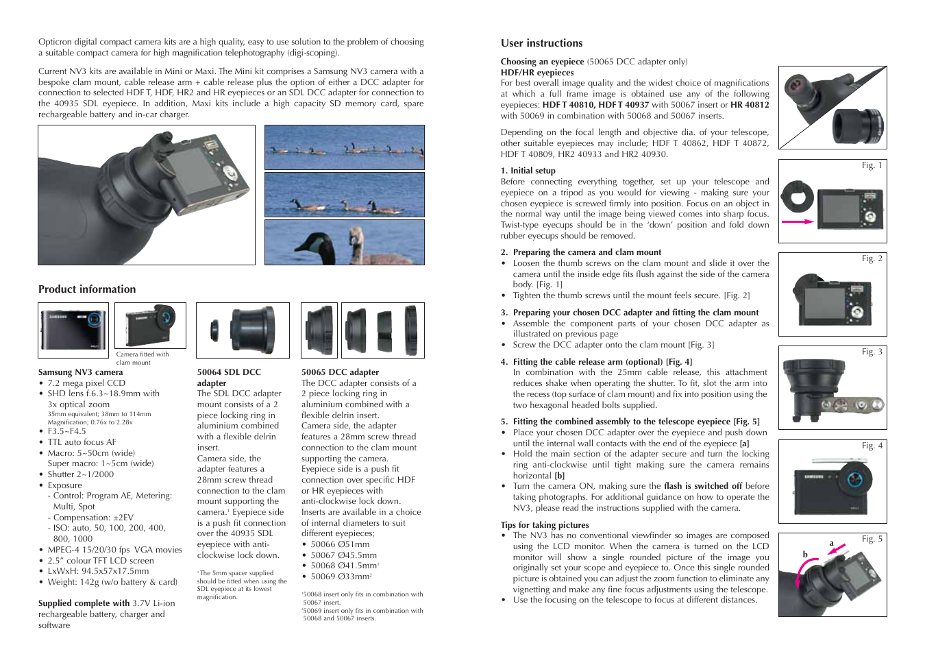 Opticron NV3 kits (2007) Samsung User Manual | Page 2 / 2