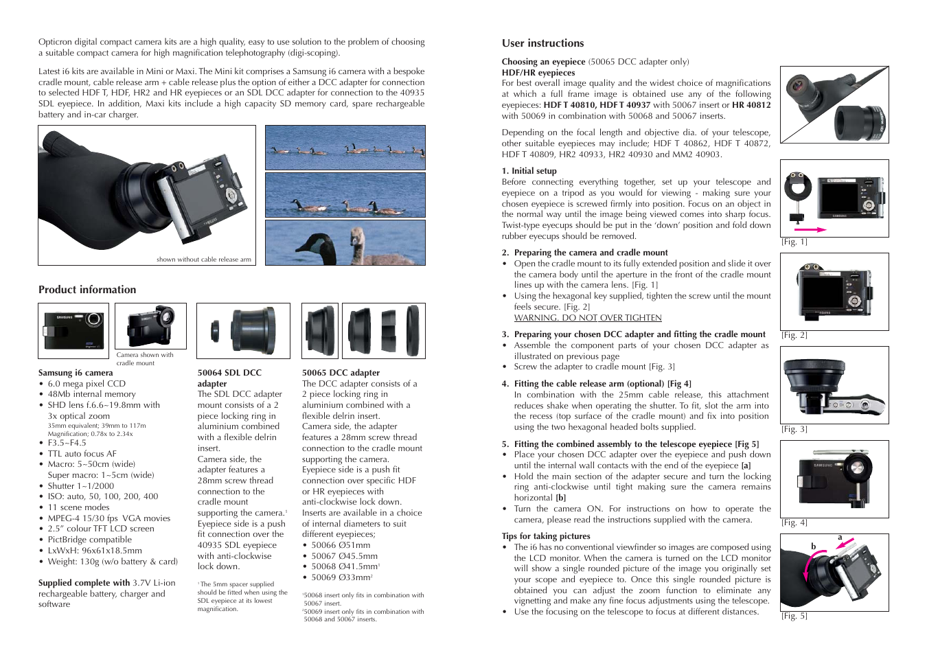 Opticron i6 kits (2006) Samsung User Manual | Page 2 / 2
