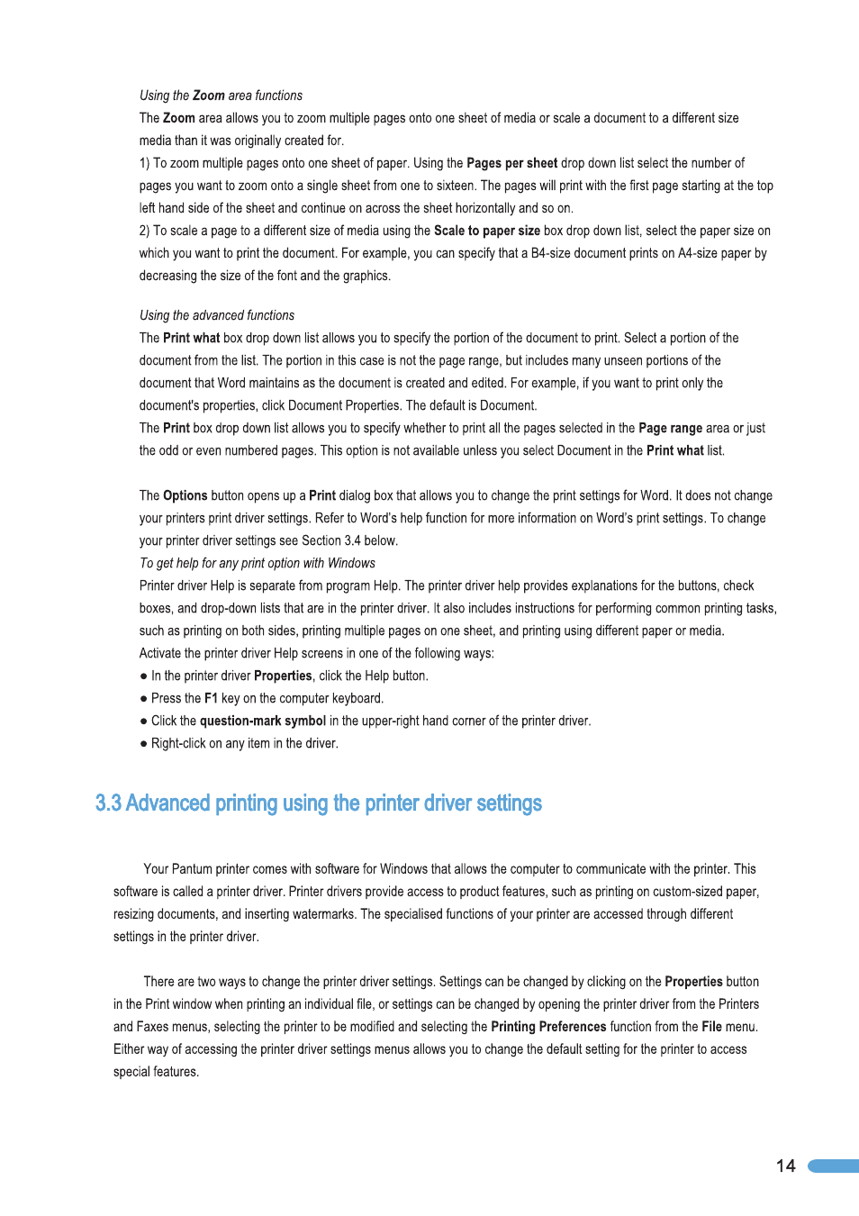 Pantum P2050 User Manual | Page 21 / 61