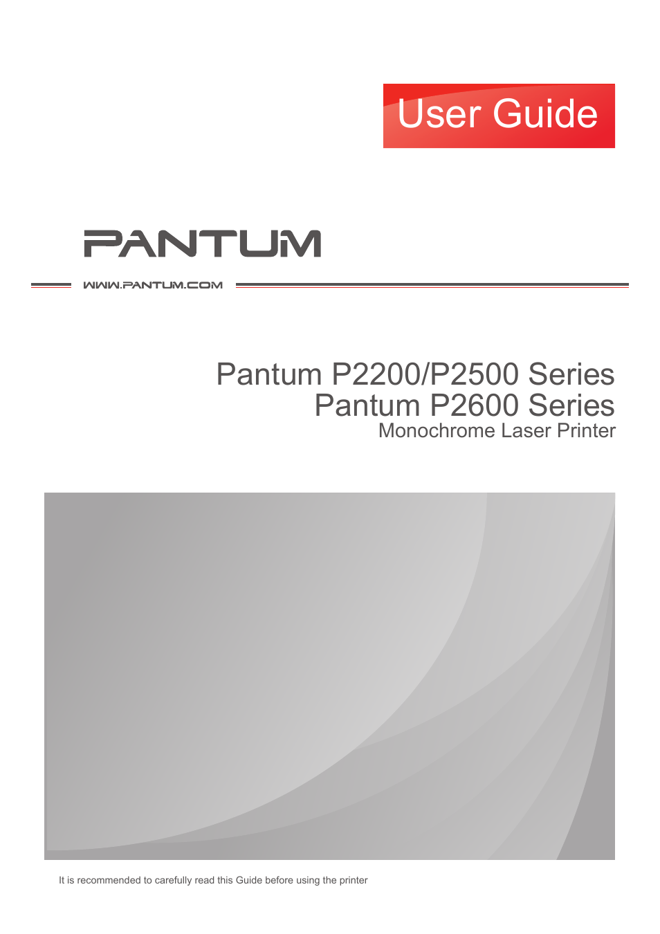Pantum P2500W User Manual | 78 pages
