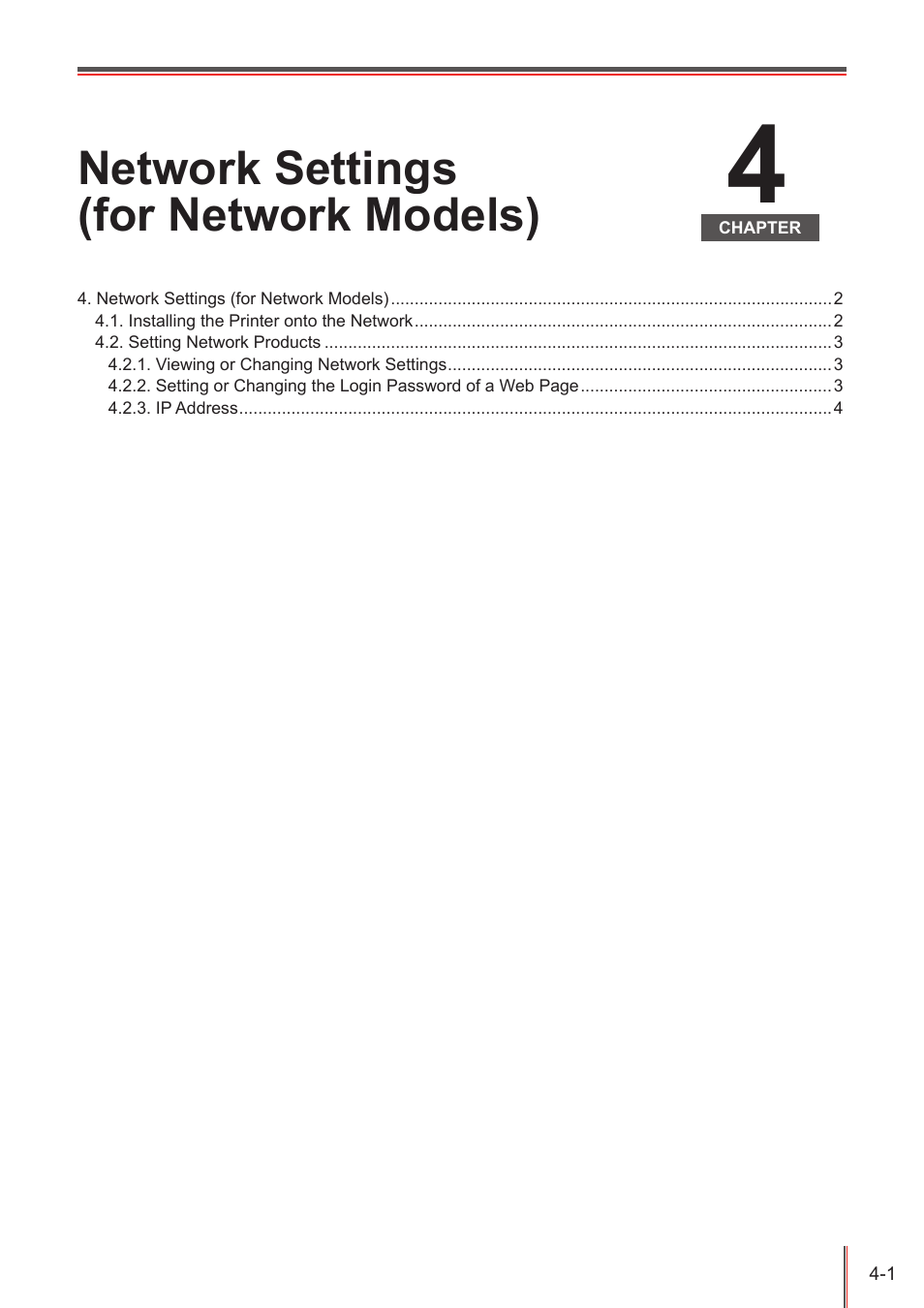 Network settings (for network models) | Pantum P3100DN User Manual | Page 32 / 72