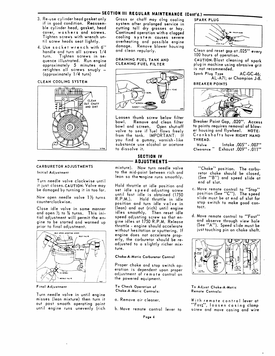 Briggs & Stratton Model 2142300 User Manual | Page 6 / 8