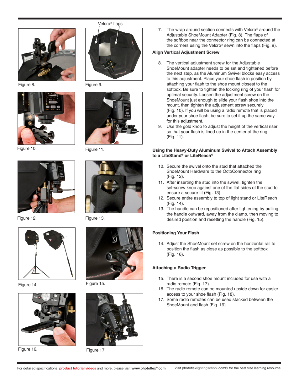 Photoflex FV-SODXS222KT OctoDome nxt: Extra Small Kit User Manual | Page 2 / 3