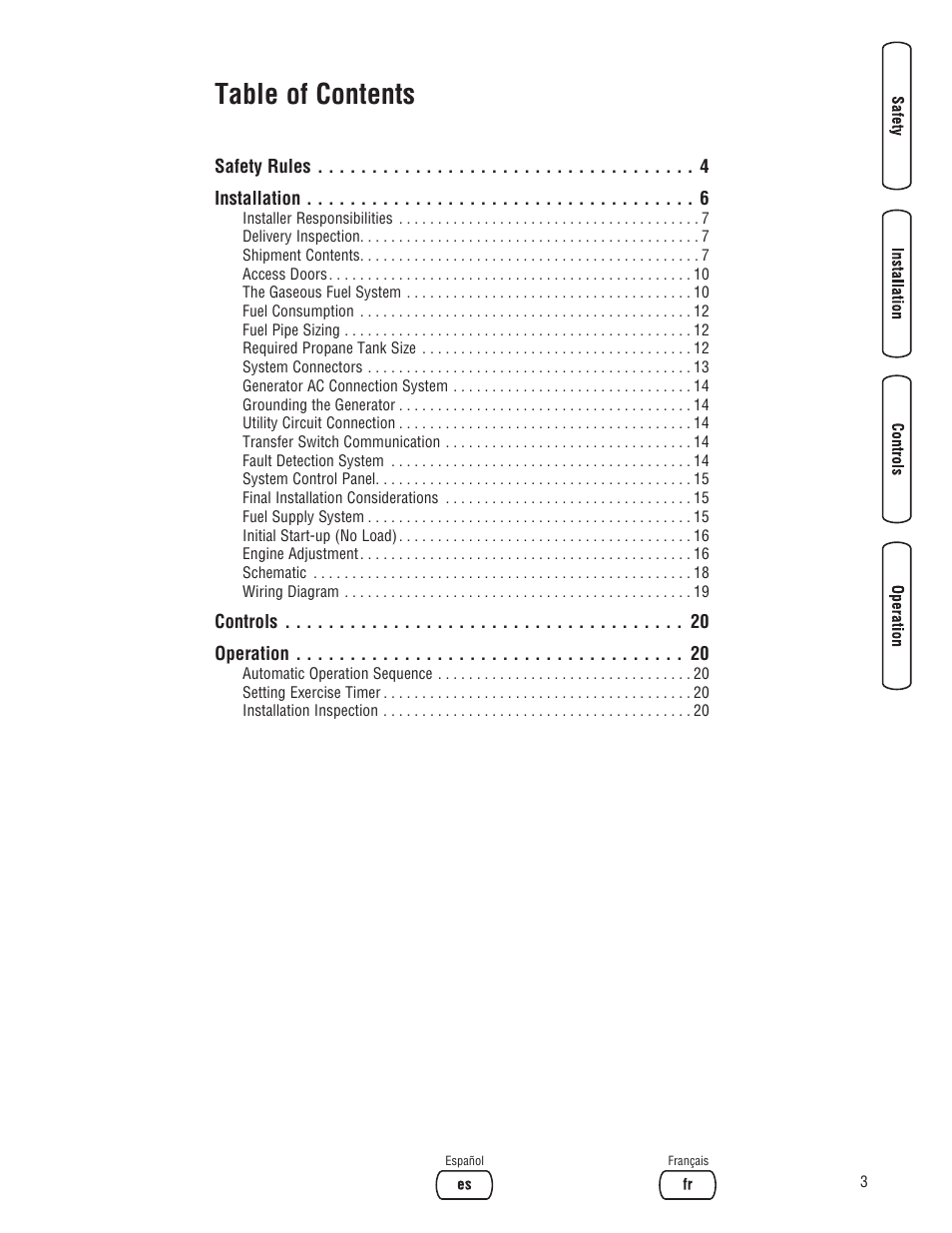 Briggs & Stratton 202826GS User Manual | Page 3 / 56