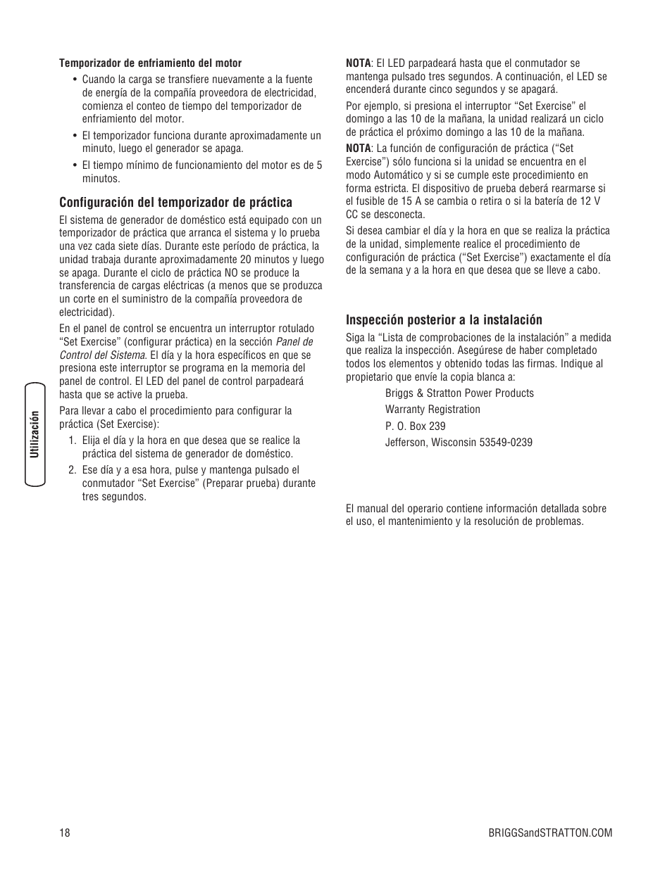 Briggs & Stratton 202826GS User Manual | Page 38 / 56
