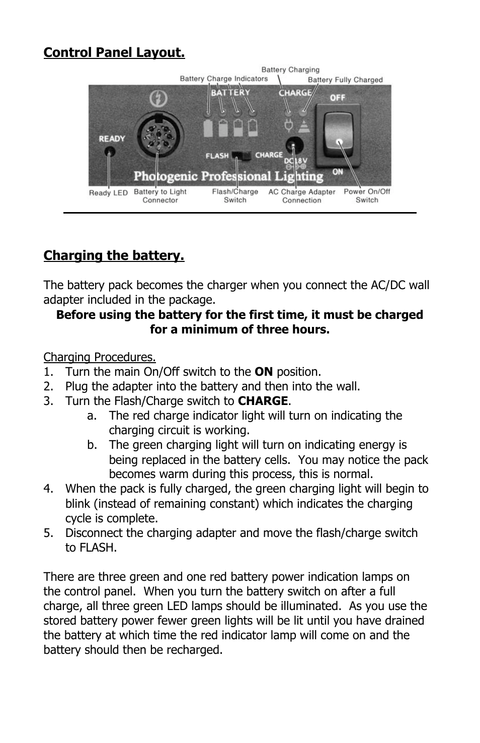 Photogenic Professional Lighting AKB-1 Battery User Manual | Page 4 / 6