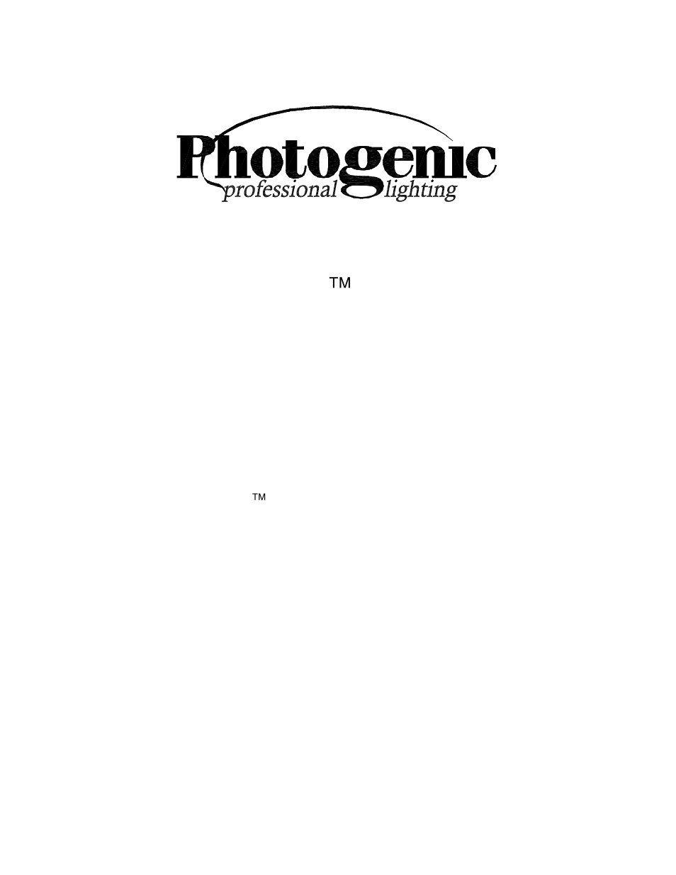Photogenic Professional Lighting Horizon Continuous Lighting User Manual | 7 pages