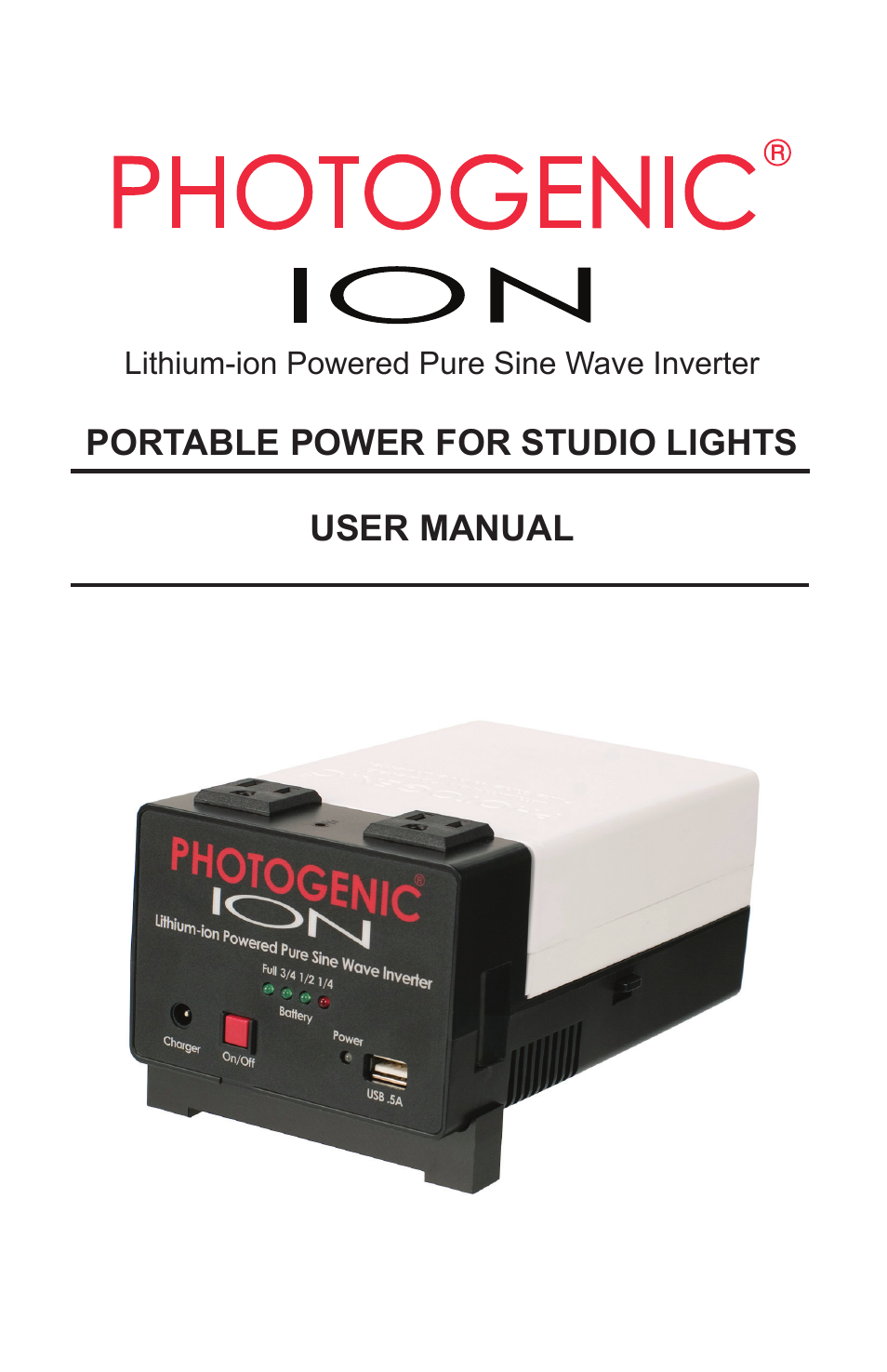 Photogenic Professional Lighting ION User Manual | 16 pages