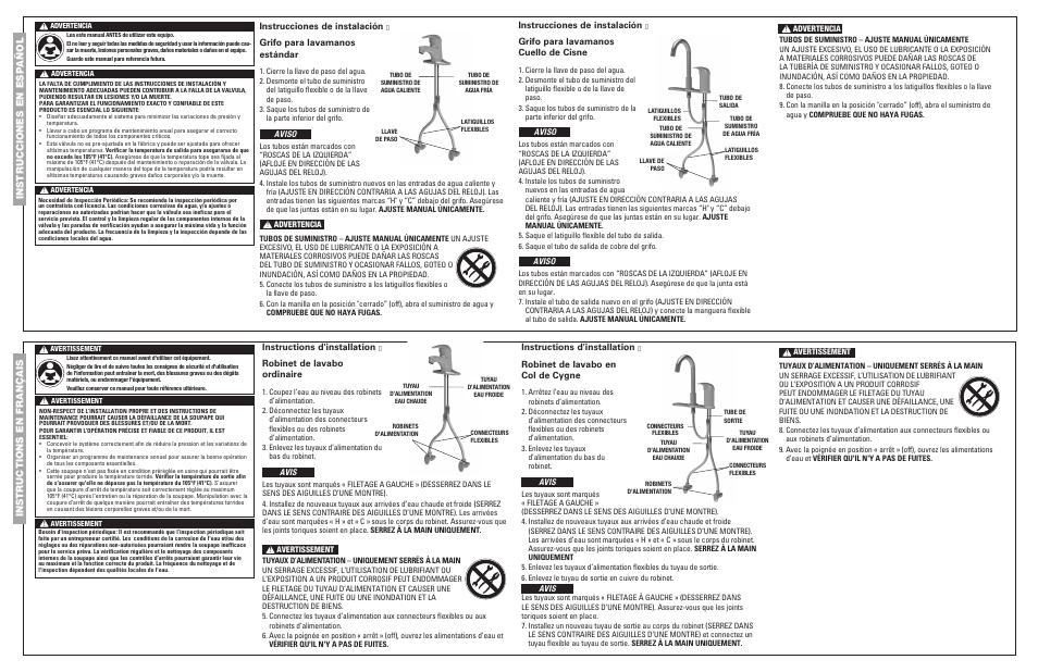 Powers 205 Series TempTAP Lead Free Gooseneck Thermostatic Faucets - Left Hand Copper Supply Tube Replacement Kit User Manual | Page 2 / 2