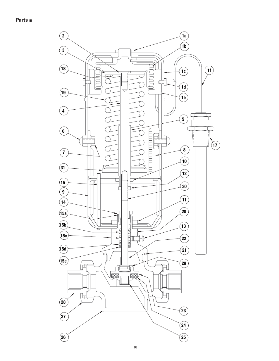 Powers 595 Series 11 Self-Operating Temperature Regulators - Type CD Composition Disc User Manual | Page 10 / 16