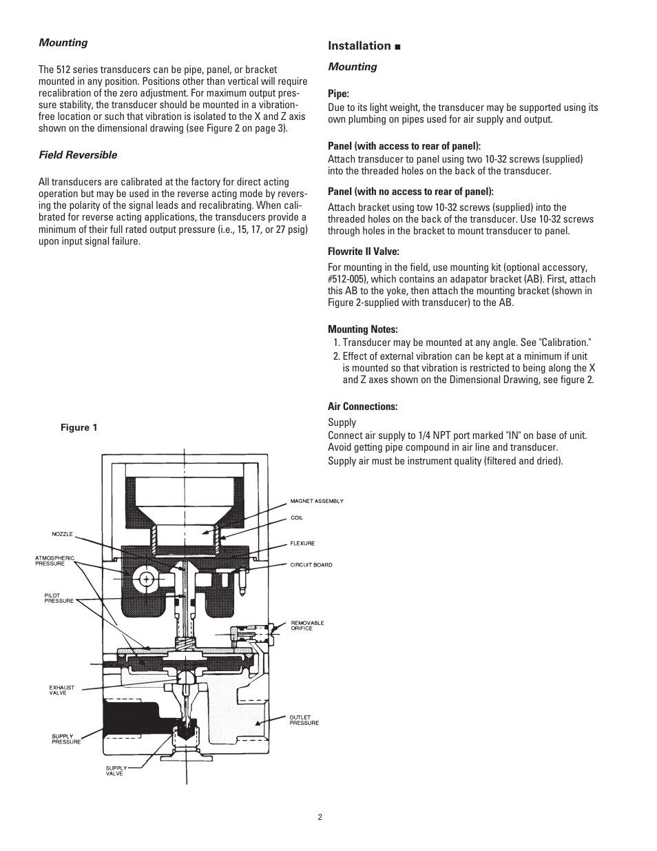 Powers 900X I/P Flowrite II Pressure Regulators User Manual | Page 2 / 4