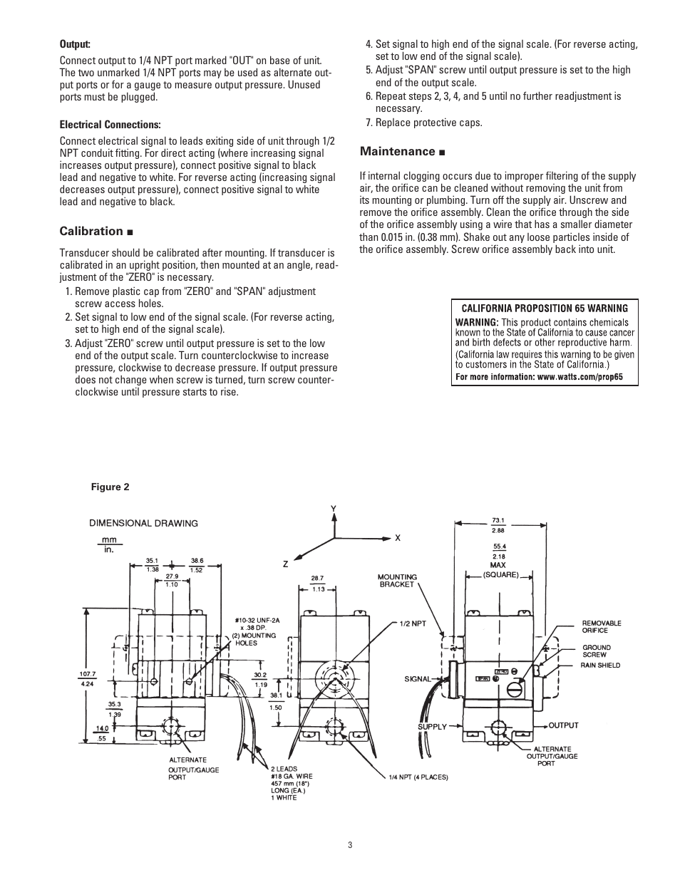 Powers 900X I/P Flowrite II Pressure Regulators User Manual | Page 3 / 4