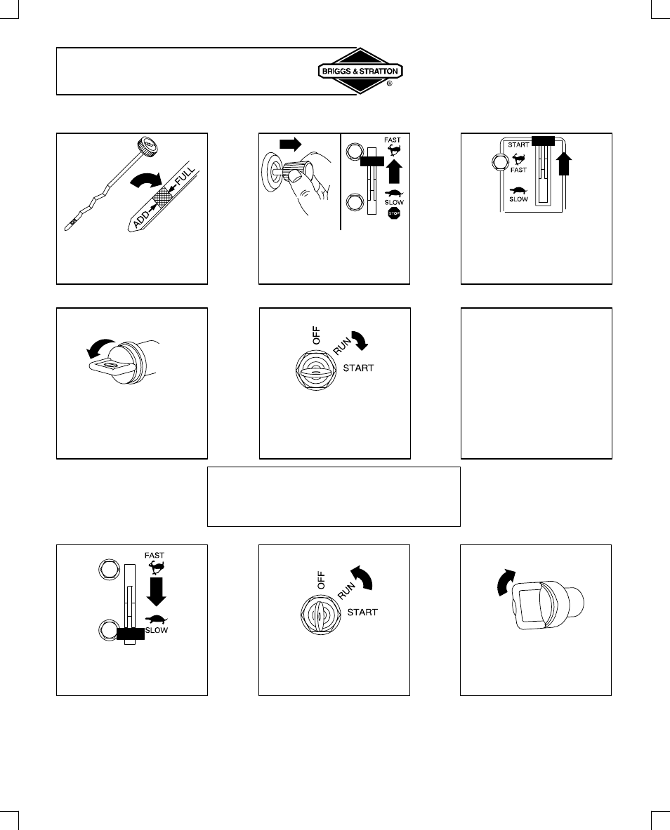 Starting and stopping, Electric (key) starter (if equipped) | Briggs & Stratton 28B700 User Manual | Page 10 / 20