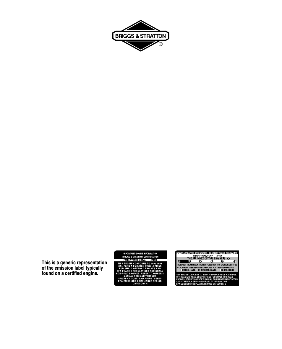 The power in power equipment | Briggs & Stratton 28B700 User Manual | Page 2 / 20