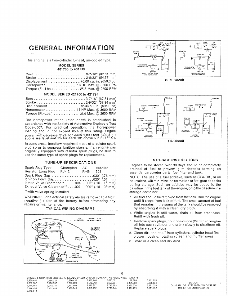 Briggs & Stratton 421799 User Manual | Page 8 / 8