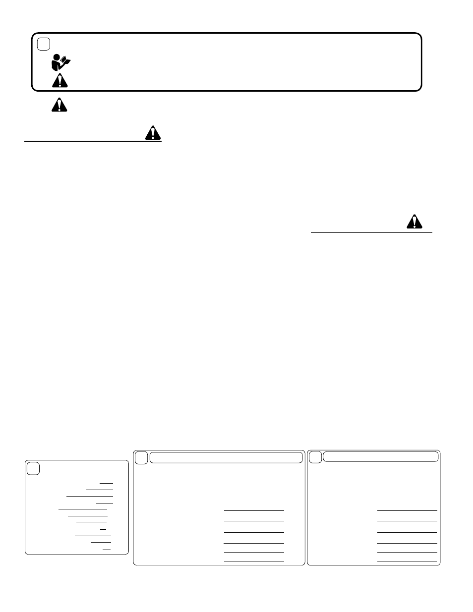 Warning, Warning: do, Warning: do not | Briggs & Stratton FM3300 User Manual | Page 2 / 20