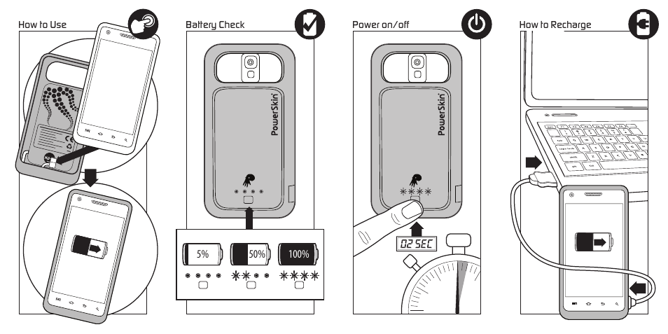 Atrix_back | PowerSkin Motorola Atrix HD (AP1526ATR) User Manual | Page 2 / 2