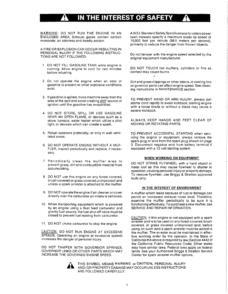 Briggs & Stratton 243431 Series User Manual | Page 4 / 10