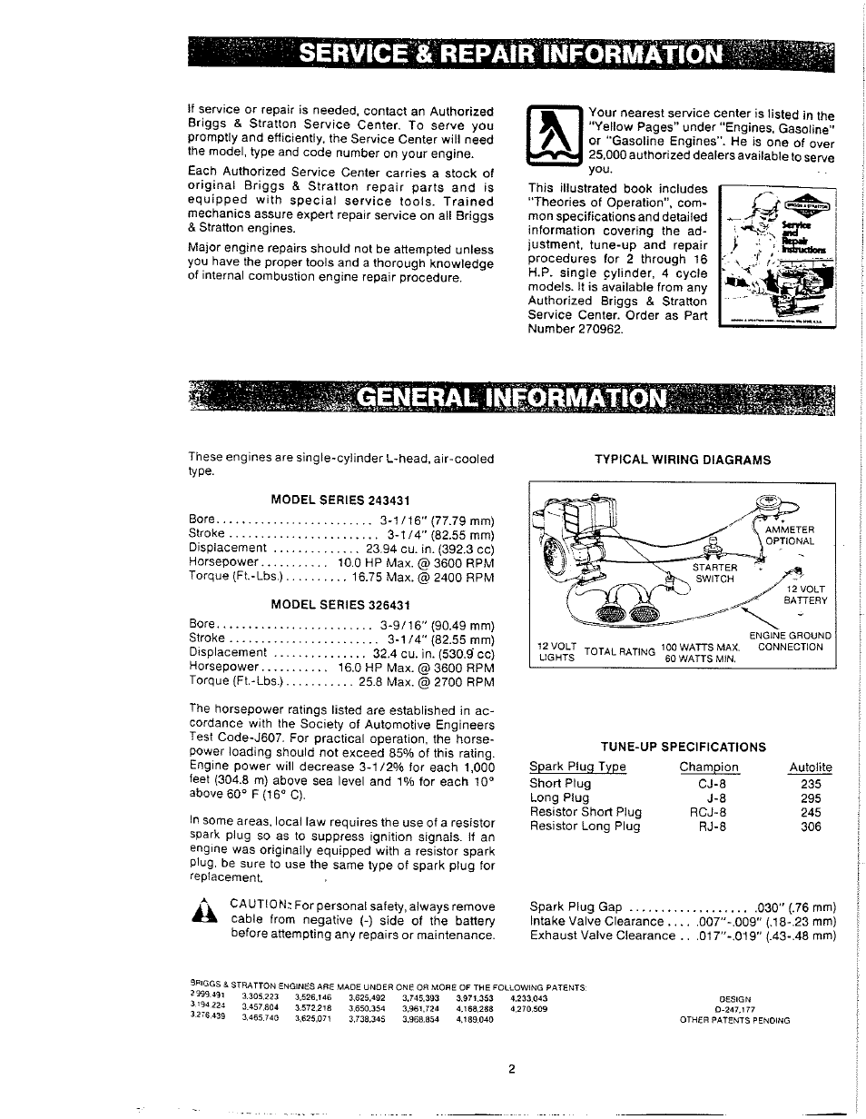 Briggs & Stratton 243431 Series User Manual | Page 5 / 10