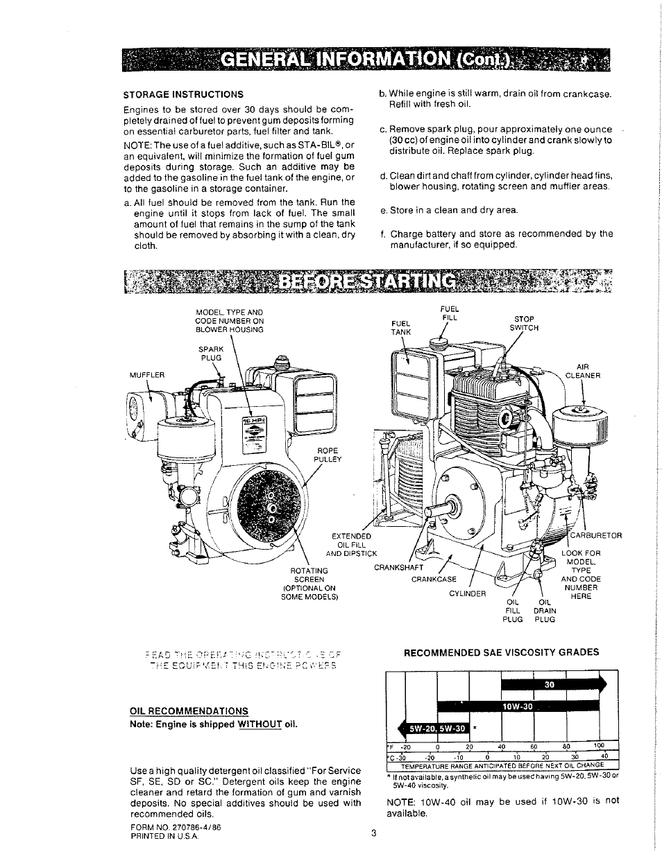 Briggs & Stratton 243431 Series User Manual | Page 6 / 10