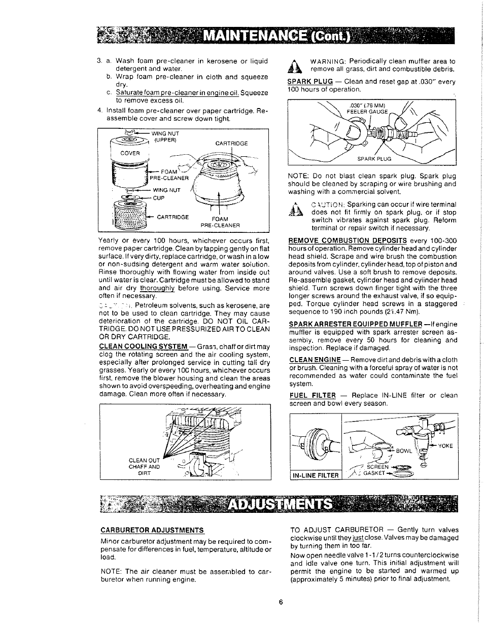 Briggs & Stratton 243431 Series User Manual | Page 9 / 10