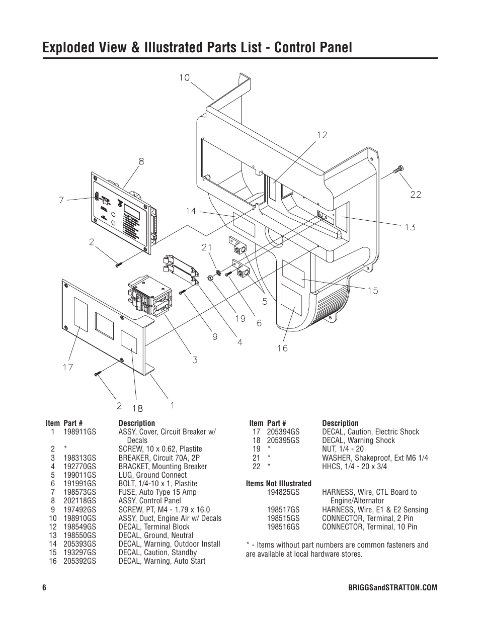 Briggs & Stratton 40275 User Manual | Page 6 / 7