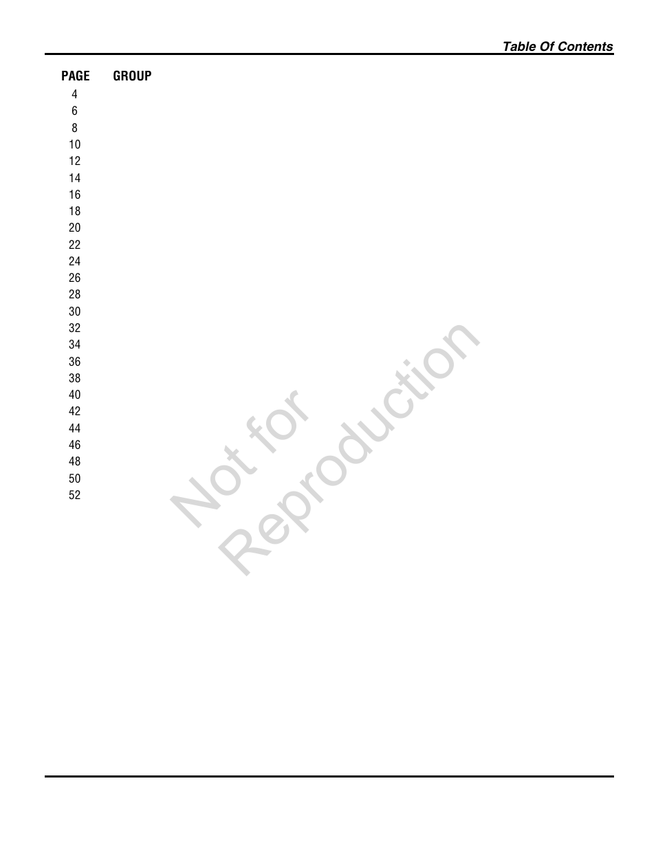 Not for reproduction | Briggs & Stratton SNAPPER 7800697 3013523BVE User Manual | Page 3 / 56