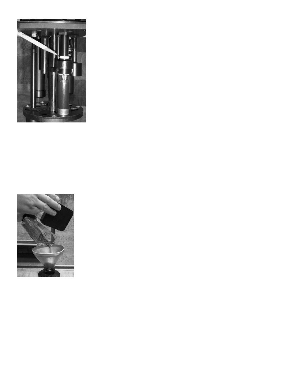 Drain powder and shot hoppers | RCBS Mini Grand Instruction Manual User Manual | Page 9 / 16